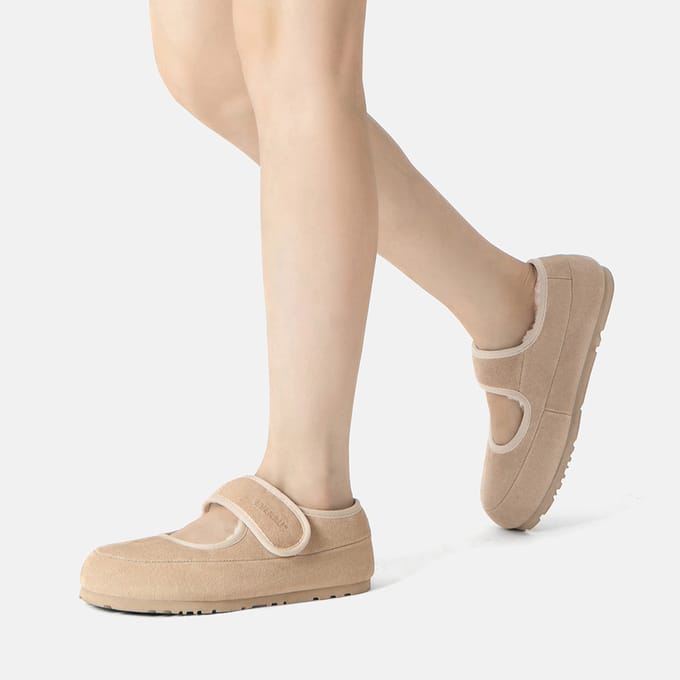 EVER AU Australië Vrouwen Teal Verstelbare Band Sheepskin Slippers