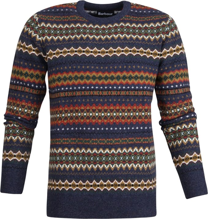 Barbour Pullover Wol Fairisle Dessin - Maat XXL - Heren