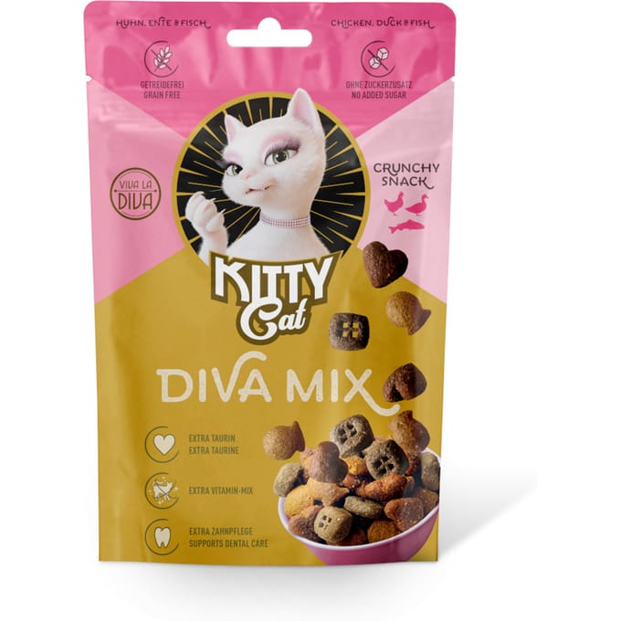 60g KITTY Cat Diva Mix kattensnacks