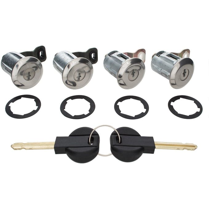 Modecar - Citroën/Peugeot Deursloten - 4 Stuks - Inclusief Sleutels