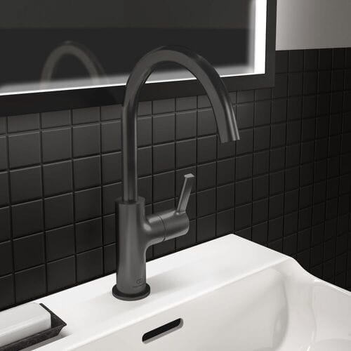 Ideal Standard basin mixer with high spout, without drain BC778A5