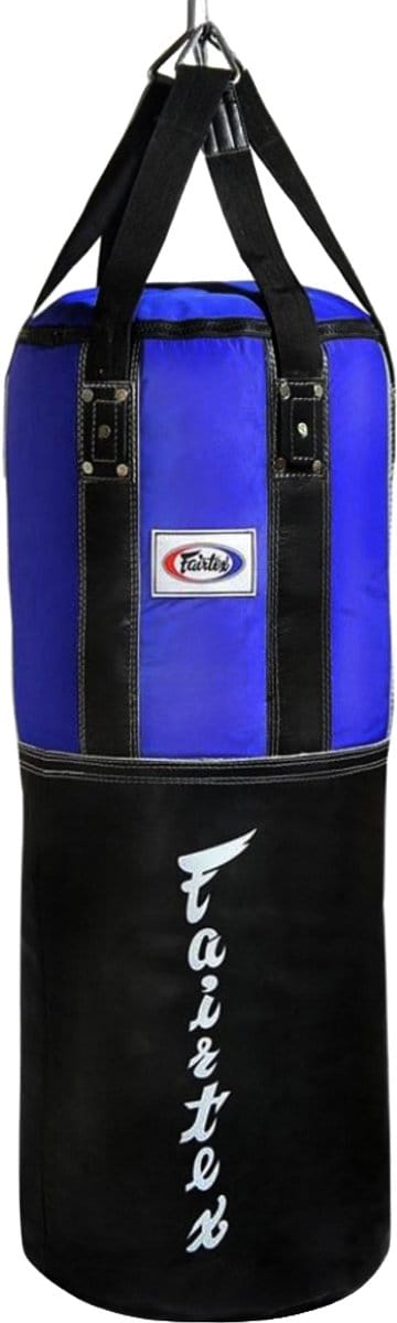 Fairtex HB2 Serie - Bokszak - Zwart en Blauw - 90cm - Professioneel