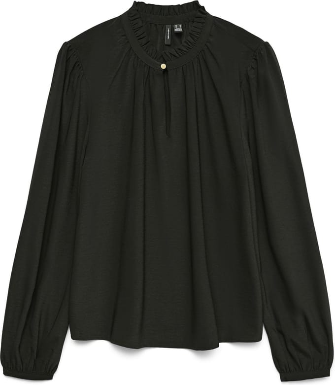 Vero Moda Mani LS Frill Top Dames - Maat M