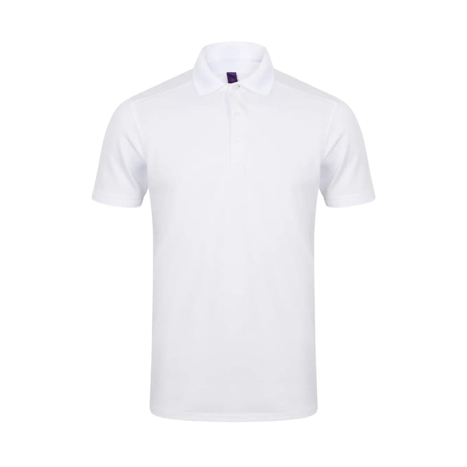 Stretch polyester polo Henbury