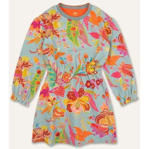 Oilily Danomi Jurk- maat152/12yr Surf Spray