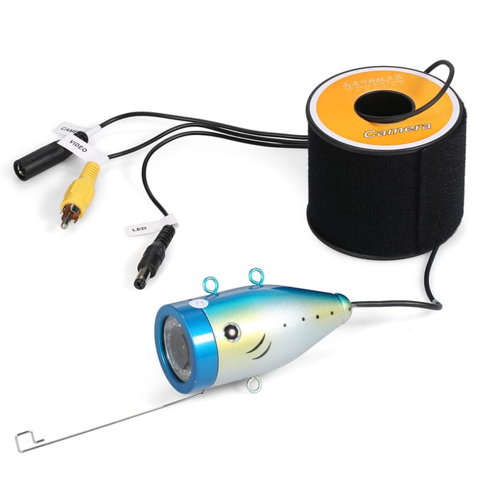 Onderwatervissen Camera Fishfinder met 12 LEDs 7 Inch/9 Inch LCD Display 15 M/30 M/50 M Kabel IP68 9 inch screen x 30M cable black