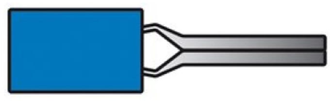 Carpoint Pen Kabelschoen 621 Blauw Ø 1.9mm 10 Stuks