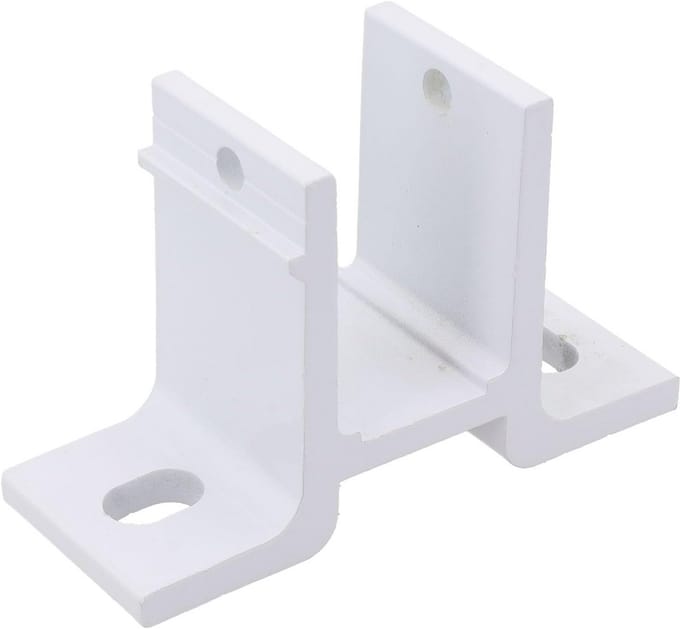 Witte Beugel voor Luifel Montage 40mm Vierkante Pijp Ondersteuning
