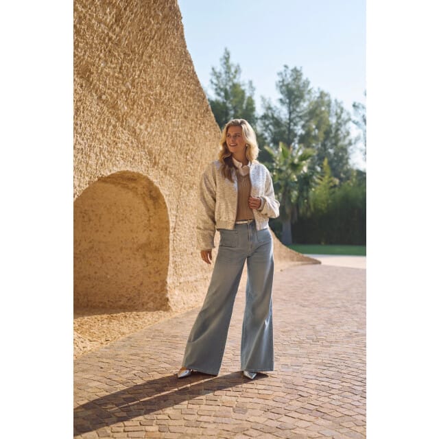 Nukus Nks13096 374 babette bomber silver/camel