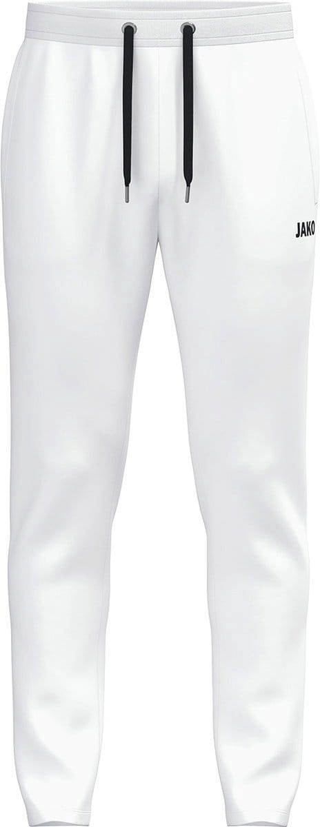 JAKO Joggingbroek One Cotton wit kindermaten 8401k-000