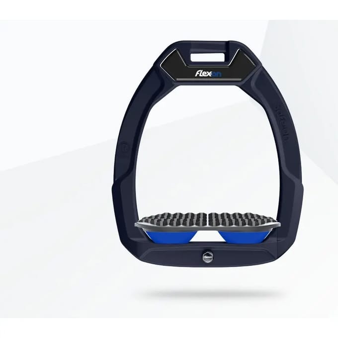 Veiligheidsstijgbeugels Endurance Aluminium/Grijs/Blauw Flex-On Safe-On