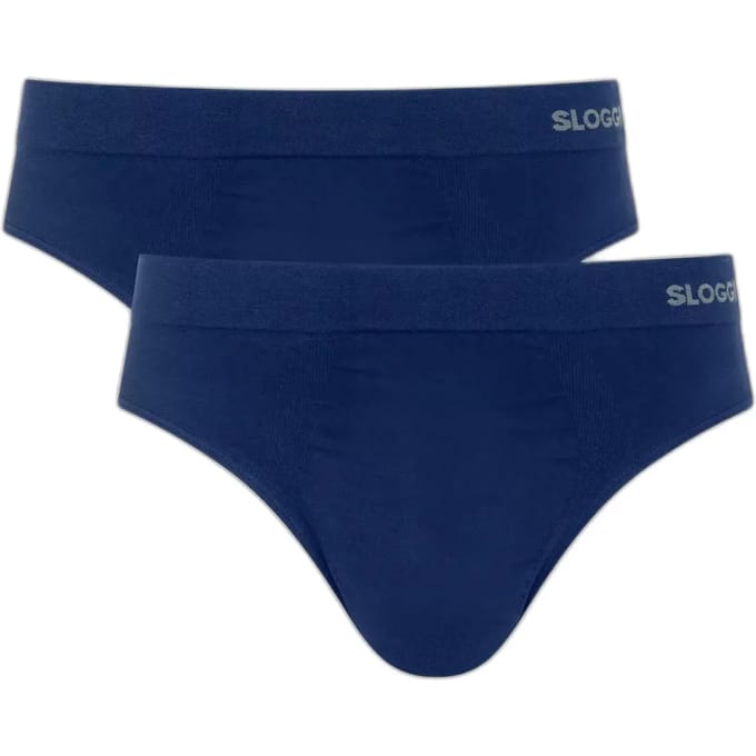 Sloggi Men GO Smooth Brief - heren slip (2-pack) - donkerblauw