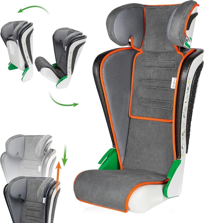 Comfortabele Autostoel Verhoger voor Kinderen 100-135 cm - ECE R129 Goedgekeurd