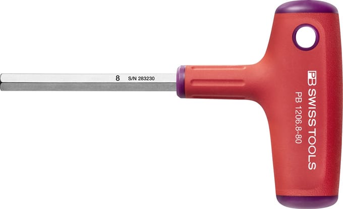 PB Swiss Tools Kruiskopschroevendraaier T-greep 3x100mm