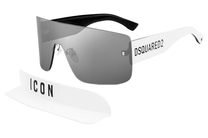 Dsquared2 ICON 0001/S VK6 Zonnebril - Heren - Wit