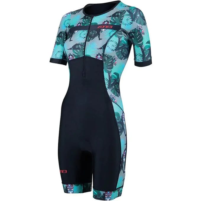 Korte driefunctie jumpsuit voor dames Zone3 Activate+
