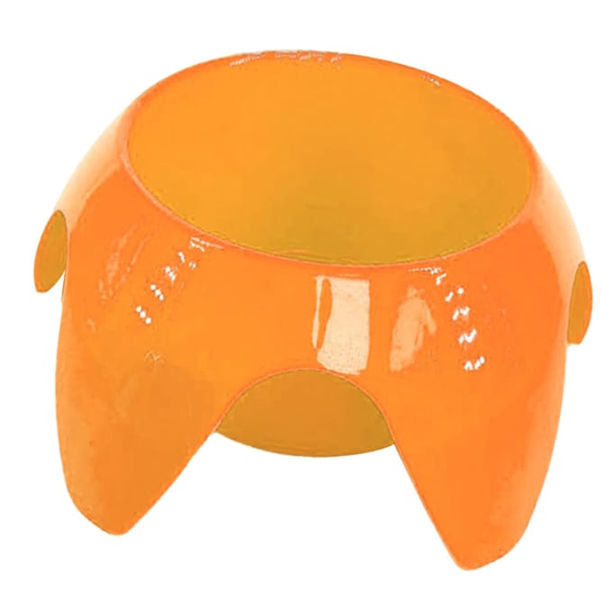 Strand Bekerhouder Plastic Multifunctionele Strand Drankhouder voor Snacks Zonnebril Telefoon Oranje oranje