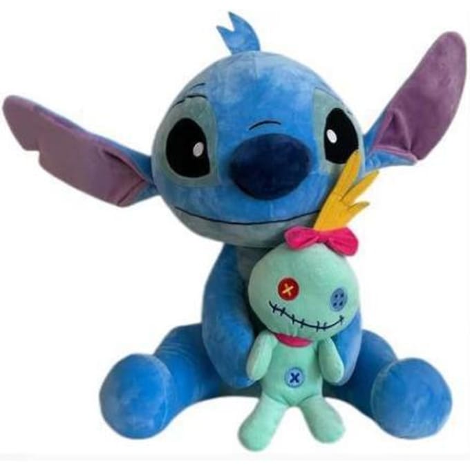 Simba Toys Stitch met Scrump - Knuffel 50 cm - Lilo & Stitch Knuffel