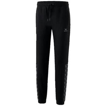 Erima Essential Team Sweatbroek Dames - Slate Grey / Zwart | Maat: 40