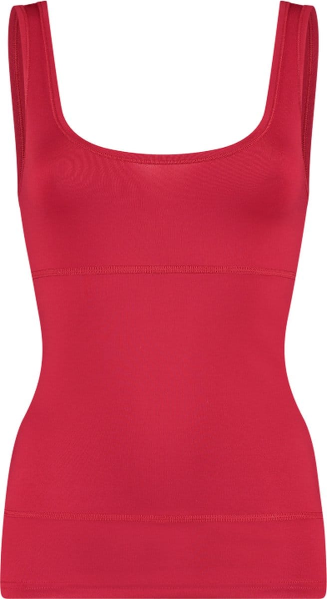 RJ Bodywear - Pure Color Shape - Dames Corrigerende Singlet - Donkerrood - M