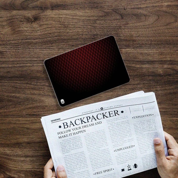 Apple iPad Mini 4 | Mini 5 (2019) Hippe Hoes Geruit Rood