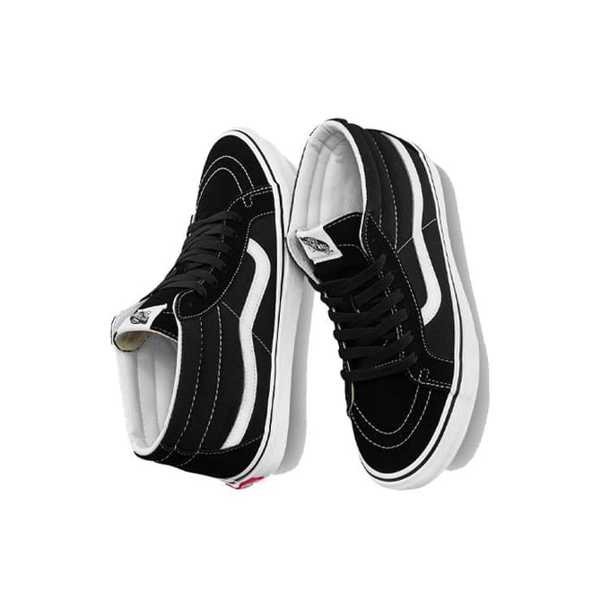 Vans Sk8-Mid Zwarte Unisex Sneakers True-White VN0A391F6BT 43