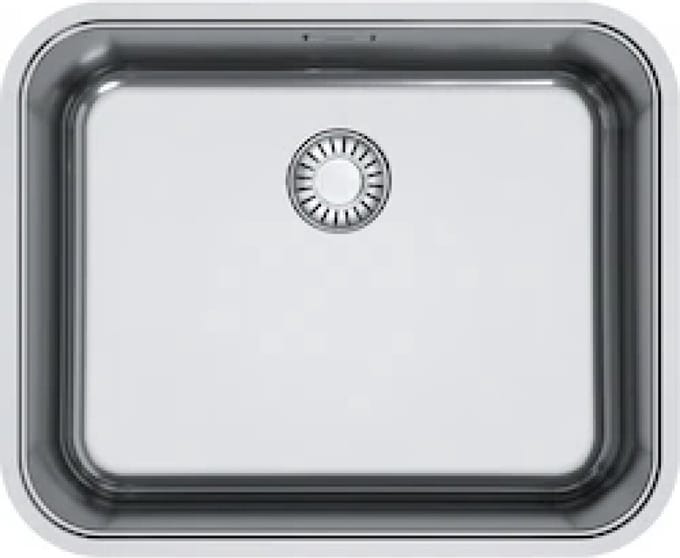 Franke Smart SRX 210-250 T design spoelbak met 3 1/2" Turbo [integraal] afvoerplug