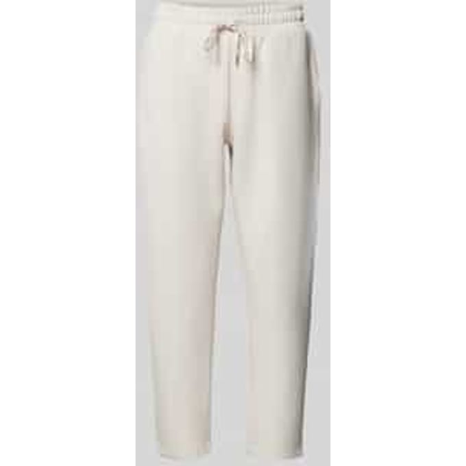 Sweatpants met paspelzakken aan de achterkant