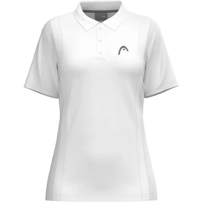 HEAD Club 25 Tech Polo Dames-Wit
