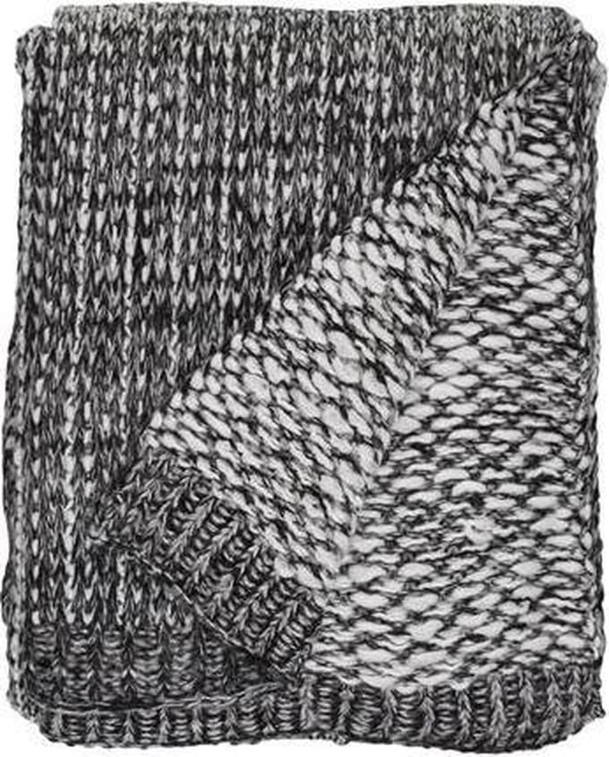 Unique Living Luc - Plaid - 130x160 cm - Zwart