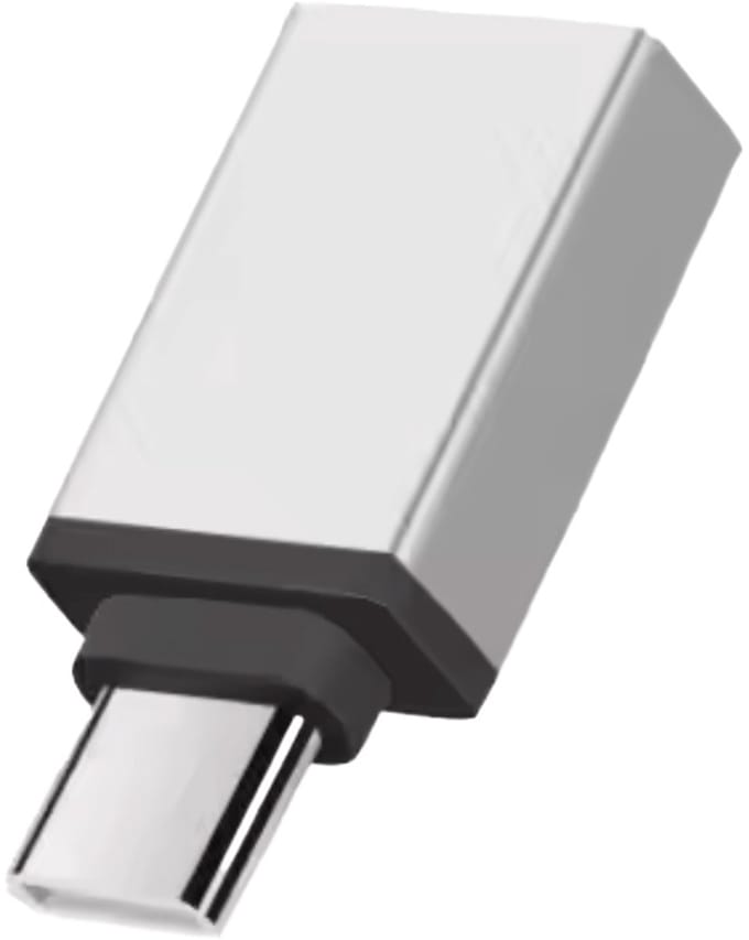 USB-C naar USB-A adapter - OTG Converter - USB 3.0 - USB C naar USB A HUB - Verloopstekkertje - Verloop adapter - Grijs - 1 stuks - CHPN