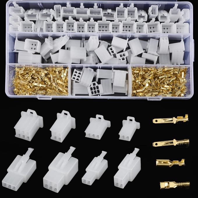 Allecta - Kabelstekkersset 2,8 mm - 480 stuks - Auto Motor Elektronica