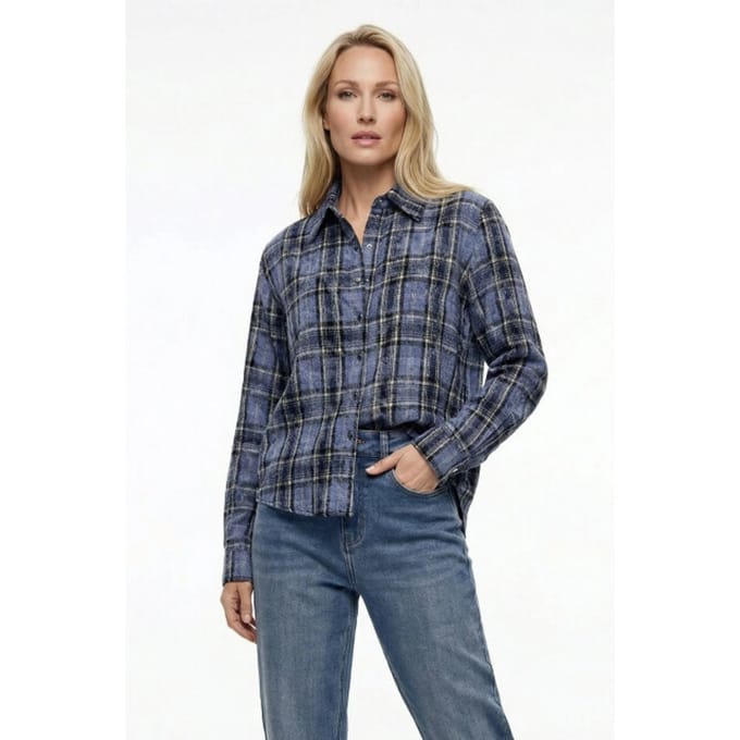 MAICAZZ Vaudin blouse blue check