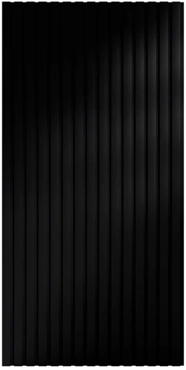 Akoestische Wandpanelen - Set van 4 - Zwart