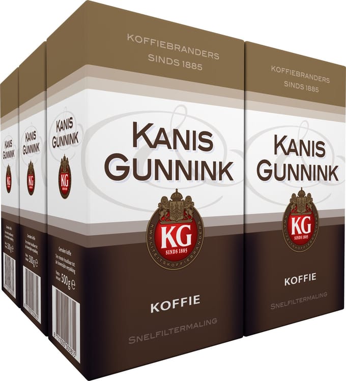 Kanis & Gunnink Regular Filterkoffie - 6 x 500 gram