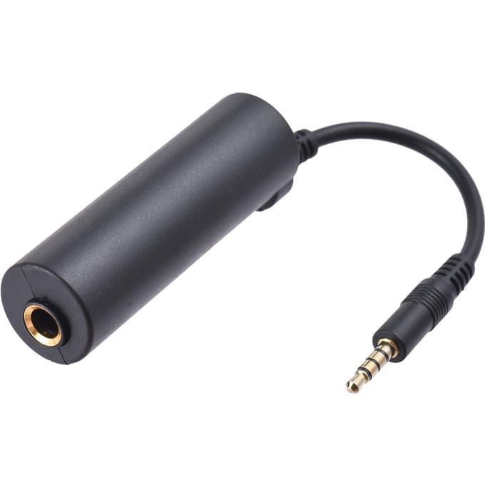 Gitaar Interface Converter Gitaareffecten Interface Adapter Converter Vervangende gitaar voor iOS zwart