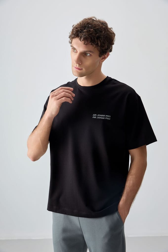 Oversized Gedrukt Katoenen Jersey T-shirt
