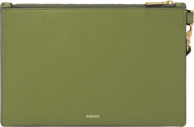 FOSSIL Polstas Utensil zak Wristlet Tarragon Olijfgroen