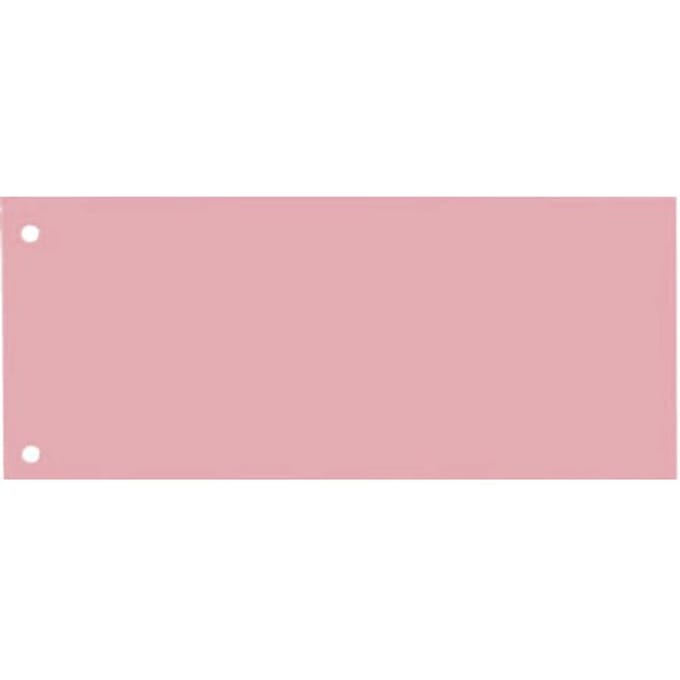 Scheidingsstrook Oxford smal 240x105mm 190gr roze 100 stuks