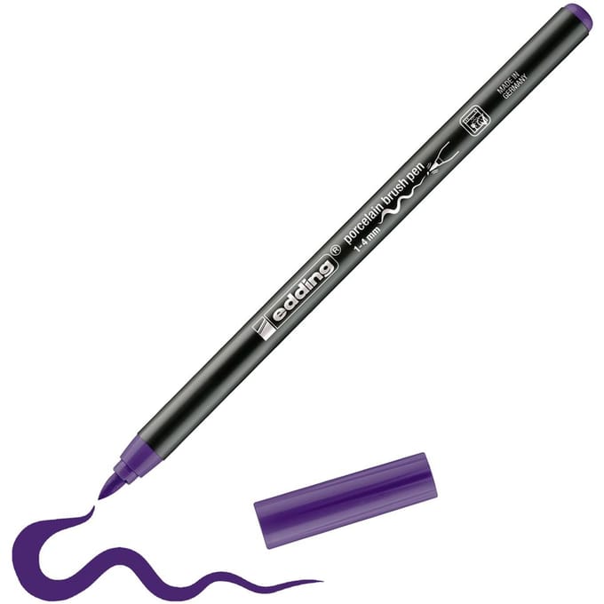 edding 4200 Porselein penseelpen - Violet