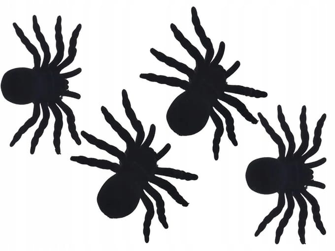 Halloween spin 4 stuks decoratie griezelig horror