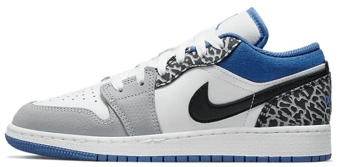 Air Jordan 1 Low SE True Blue (GS) - Maat 40
