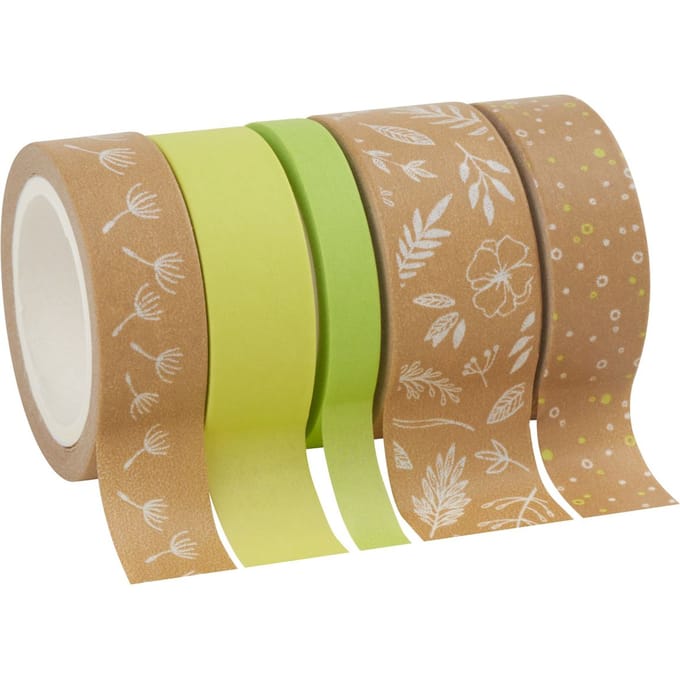 Deco Tapes "Bladeren" - Groen