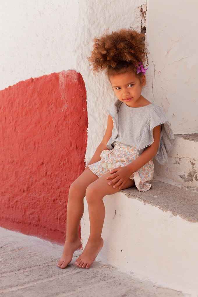 Louise Misha Tee Arja Light Grey Taglia: 3M | Camicie Outlet | kids | Grigio
