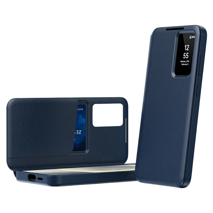 CaseBody Samsung Galaxy S26 Ultra Smart Cover Blauw