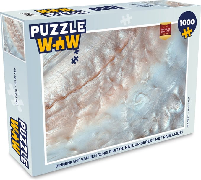 Puzzel Schelpen - Abstract - Natuur - Legpuzzel - Puzzel 1000 stukjes volwassenen
