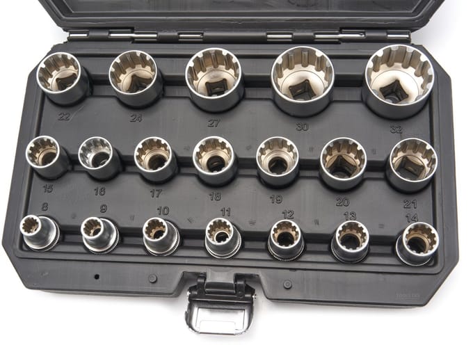 1/2 inch Multilock Doppenset Van 8 tot 32 mm 19 Delig