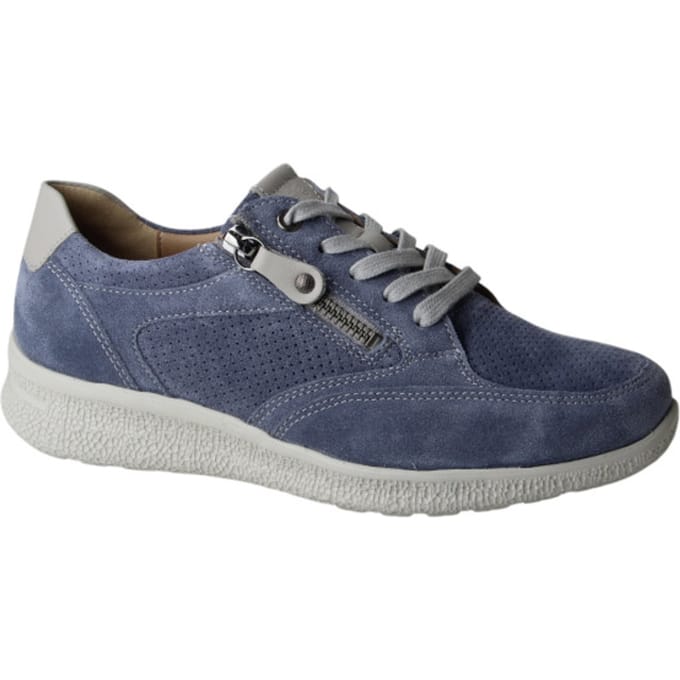 Hartjes Breedtemaat K Dames Sneakers - Blauw - 37.5
