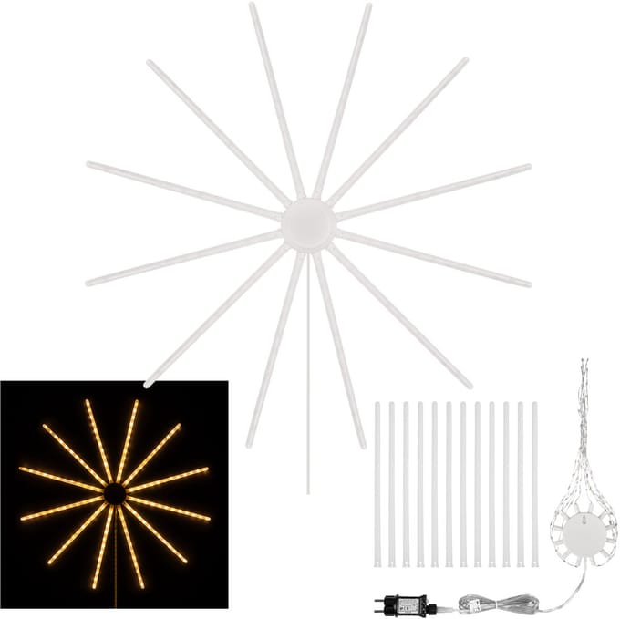 Rebel Light - LED Kerstster - 132 LED's - Warm Wit - 14 Lichtmodi