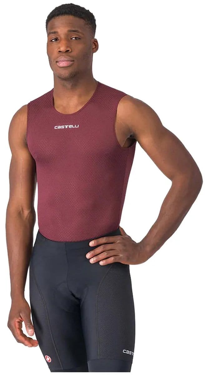 Castelli Pro Mesh 2.0 Mouwloos Basislaag Paars S Man